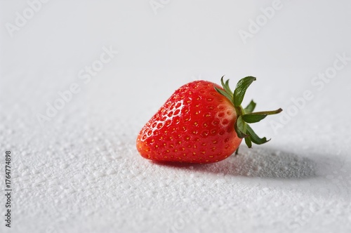 Side perspective of a straw...