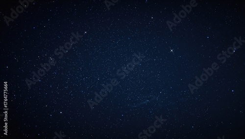 Stunning deep blue night sk...