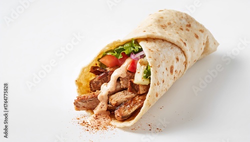 Tortilla wrap filled with l...