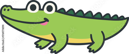 Crocodile cartoon vecor