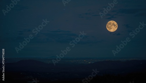 Night sky background with e...