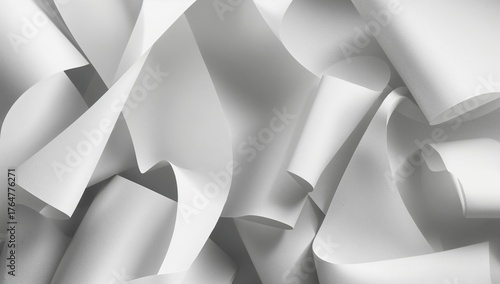 Abstract rolled blank sheet...