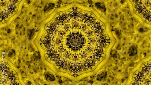 Rotating hexagon figures at...