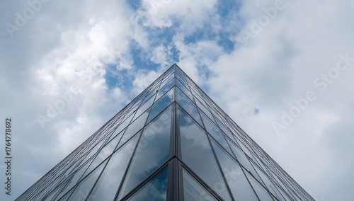 Perspective of a high-rise ...
