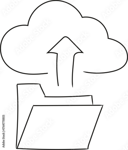 Cloud Storage Upload with Folder and Arrow