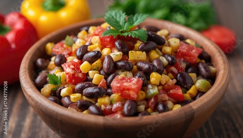 Vibrant fresh vegetable sal...