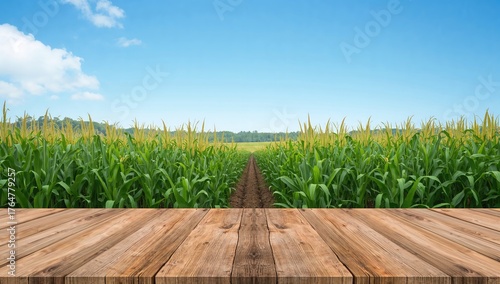 Wooden table beside a sweet...
