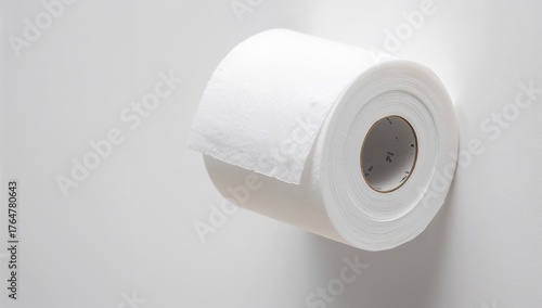 Soft three-ply white bathro...