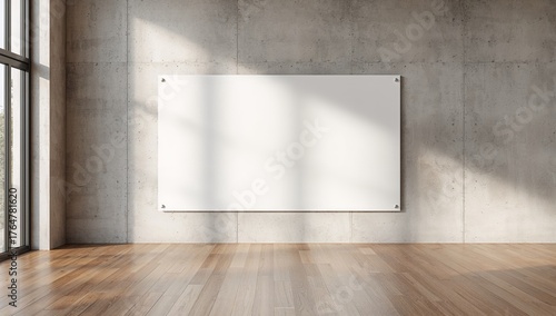 Contemporary blank white ba...