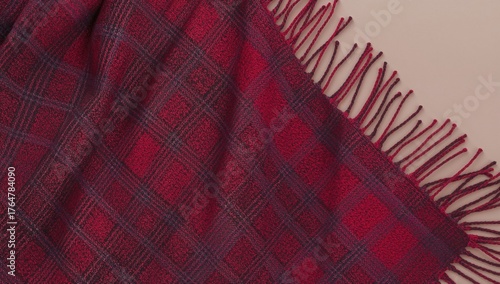 The vivid tartan textile fr...