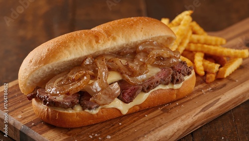 Steak, Cheese, and Onions S...