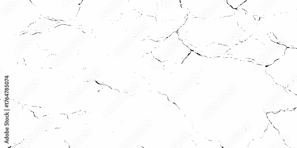 Fototapeta premium Black and white texture of cracked and abstract grunge texture effect old concrete faded wall dry surface patterns background. 
