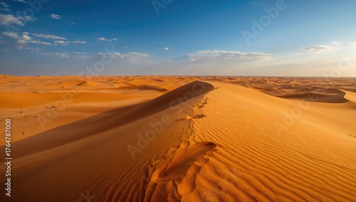 Crescent-shaped sand format...