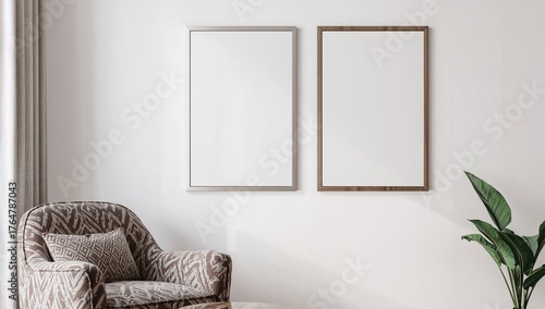 Two vertical poster frames ...