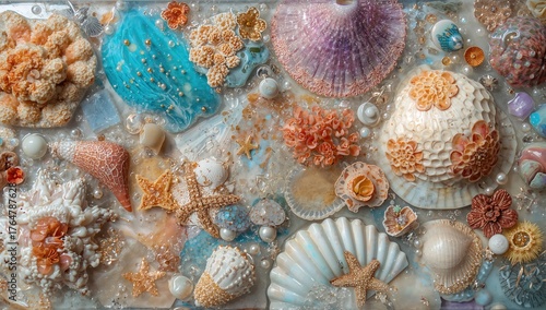 Creative resin artwork feat...