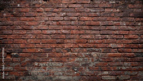 Rust-colored masonry barrier
