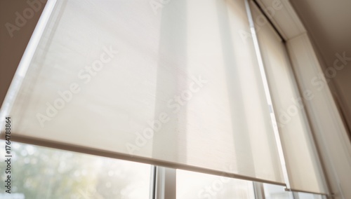 Indoor large window covered...