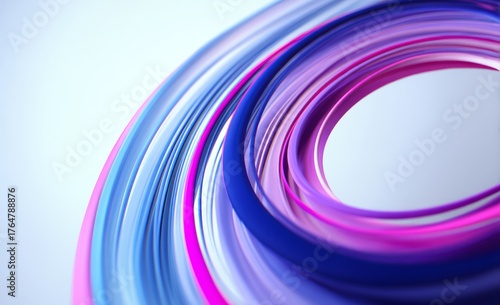 abstract, colorful swirls on a transparent background