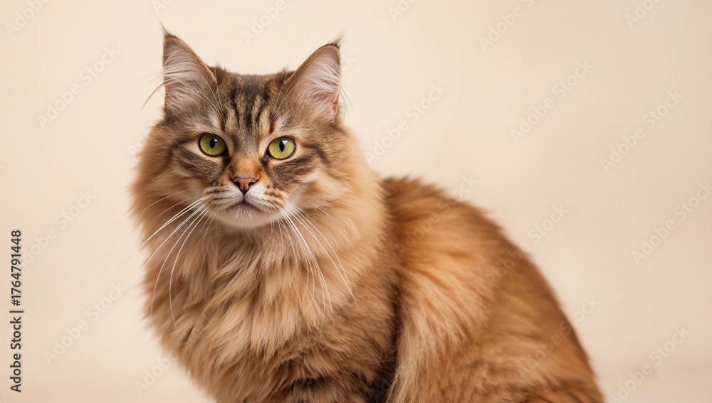 Obraz premium Multicolored House Cat