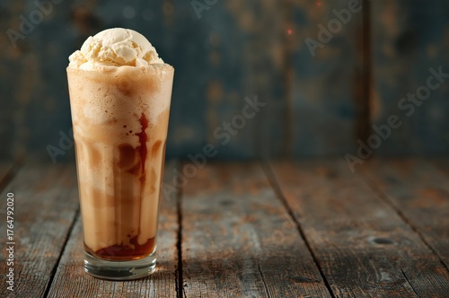 Vintage creamy ice cream so...