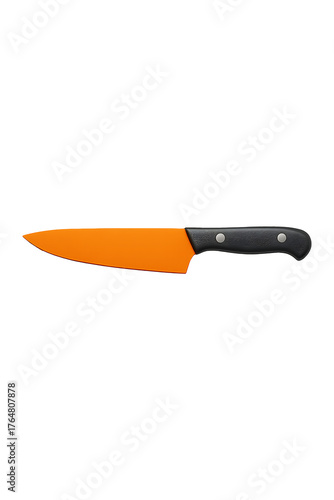 Orange Blade Kitchen Knife High quality Realistic image.