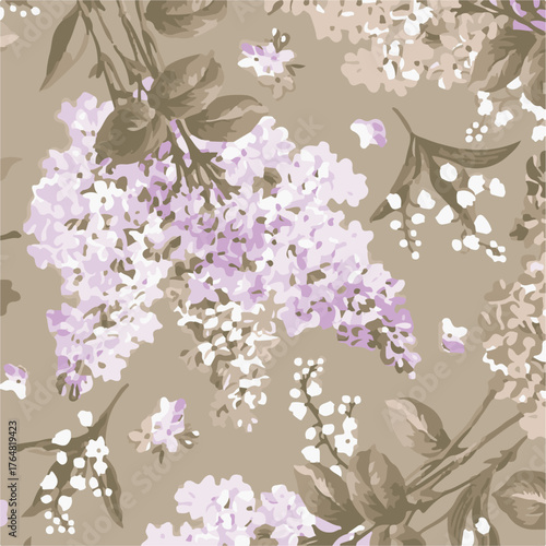 Abstract tropical foliage background in pastel green blue colors. Palm leaves in line art, grunge silhouette seamless pattern. Vector tropics illustration for swimwear design, wallpaper, textile
