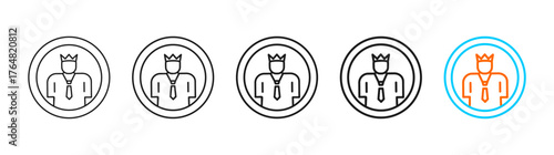 Success icon set multiple style collection	
