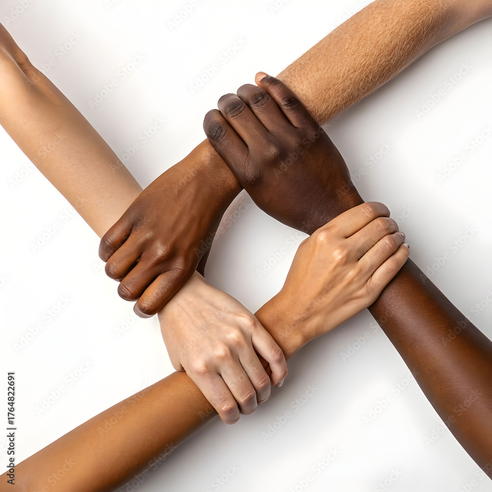 Fototapeta premium Hands of Diversity