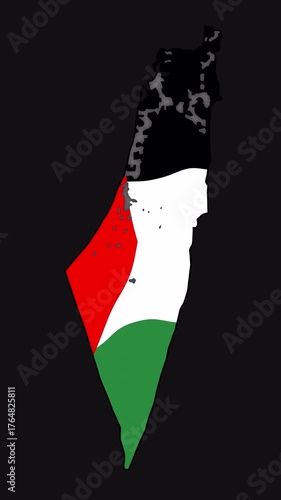 Evolution of middle east crisis between Palestine and Israel. Israel settlements