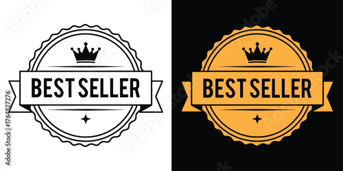 Best Seller Mark. Vector Design
