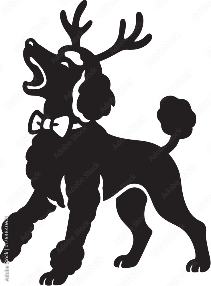 Fototapeta premium A_bold_black_and_white_stencil-style_vector_illust.eps