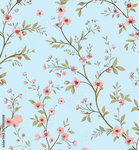 Small flowers, Daisy flowers, pattern on a yellow background with a wild flowers of different sizes artwork for tattoo, fabrics, souvenirs, packaging, greeting cards and scrapbooking