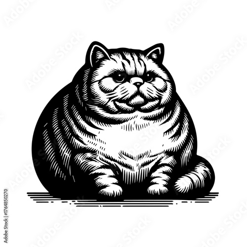 vector illustration of a tiger