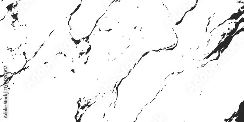 Black ink splashes creating a grunge map illustration of Japan with a liquid texture