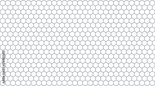 Seamless honeycomb pattern abstract geometric vector background repeating hexagon grid for textile and wallpaper design