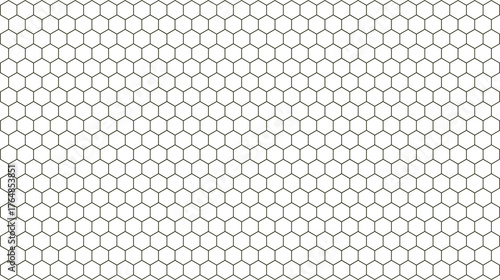 Seamless honeycomb pattern background gray hexagon grid texture for wallpaper vector illustration