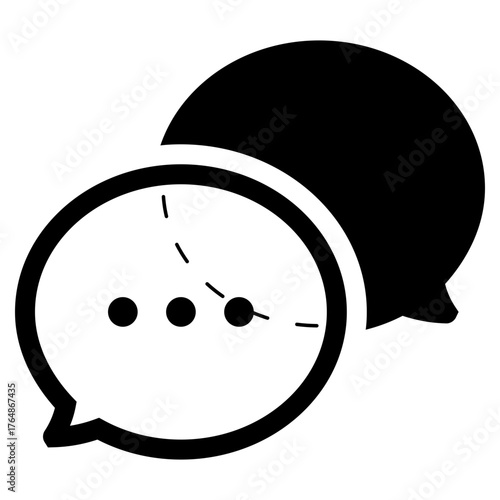 chatting communication icon