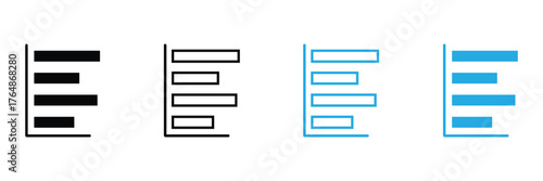 Unlock powerful insights with these sleek data visualization icons, ideal for dashboards and business reports, making complex information easily digestible.