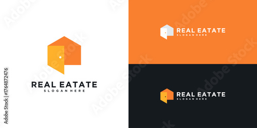 Home business company logo design template