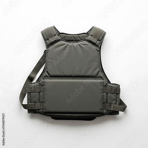 Tactical olive green body armor vest for protection