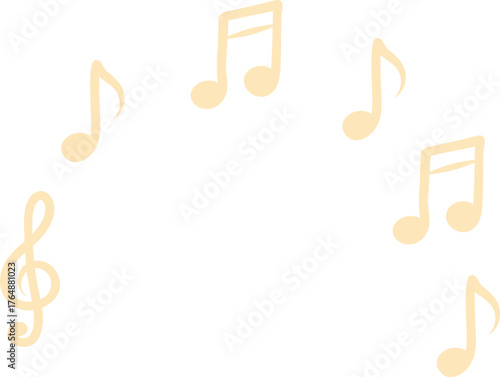 Musical Notes and Treble Clef