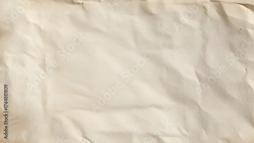 Abstract brown recycle crumpled paper for background : crease of brown paper  for design, decorative. Brown vintage design.