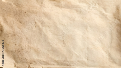 Abstract brown recycle crumpled paper for background : crease of brown paper  for design, decorative. Brown vintage design.