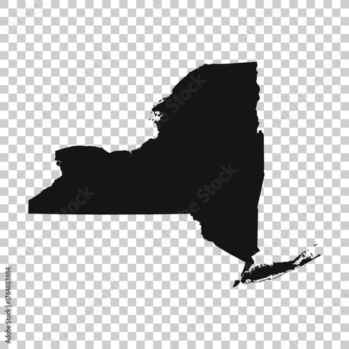 vector of New York map
