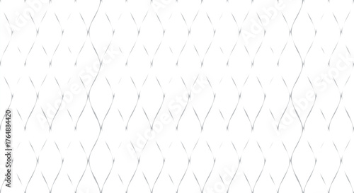 wavy grid line uneven seamless stylish pattern. White artistic texture