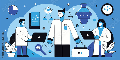 Whimsical hand drawn illustration with vibrant colors and playful elements