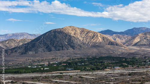 mountain peak aerial