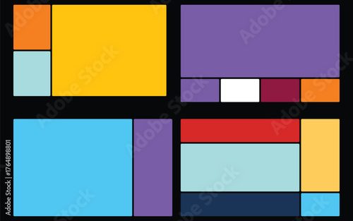 Versatile layout grid template collection for web designers and UI developers