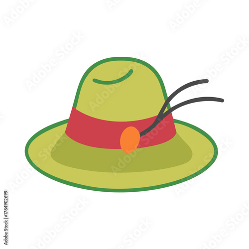 Hat vector illustration, transparent background