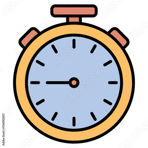 Stopwatch Icon – Vector Time Timer Symbol